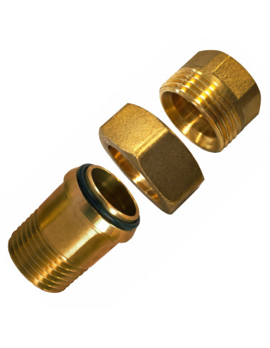 1 x Raccordo diritto con guarnizione O-ring...