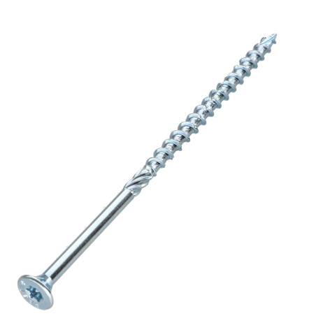 1 x Vite per telaio TEKOR Testa Forata Dentellato T40 10X140 Filettata Su 80 cut Chiodo Anti-Spacco 17 Zincate
