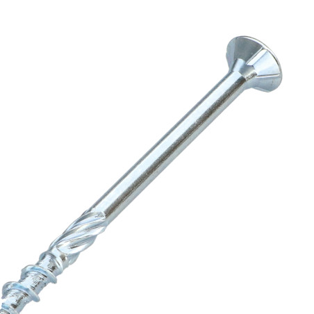 1 x Vite per telaio TEKOR Testa Forata Dentellato T40 10X140 Filettata Su 80 cut Chiodo Anti-Spacco 17 Zincate