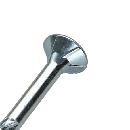 1 x Vite per telaio TEKOR Testa Forata Dentellato T40 10X100 Filettata Su 60 cut Chiodo Anti-Spacco 17 Zincate