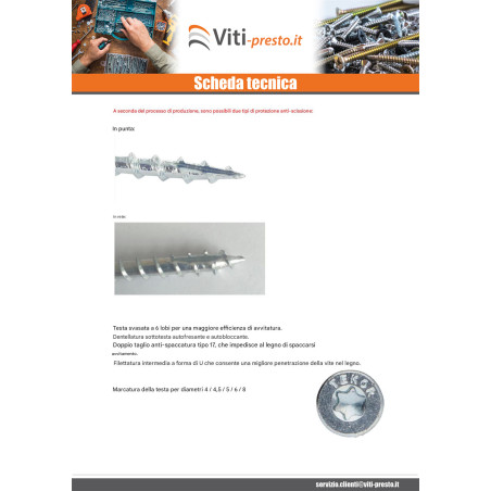 1 x Vite per telaio TEKOR Testa Forata Dentellato T40 10X400 Filettata Su 80 cut Chiodo Anti-Spacco 17 Zincate