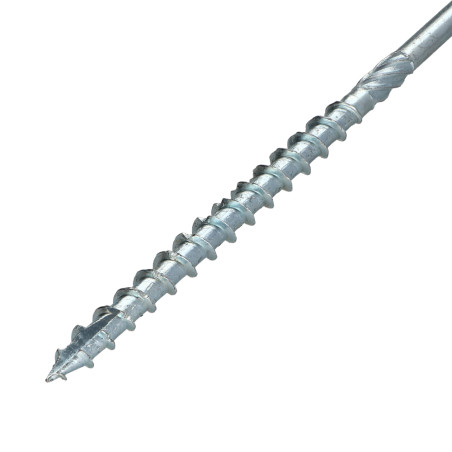 1 x Vite per telaio TEKOR Testa Forata Dentellato T40 10X160 Filettata Su 80 cut Chiodo Anti-Spacco 17 Zincate