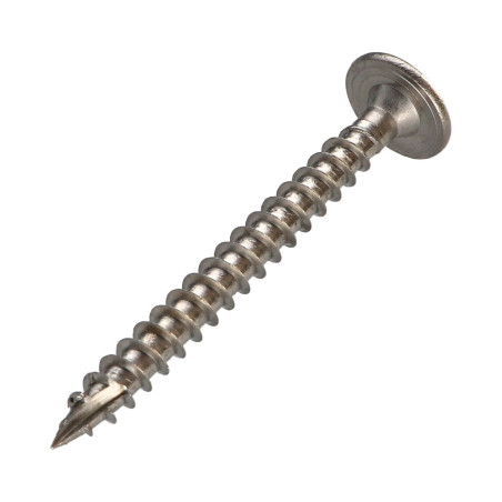 1 x Vite Per Legno Testa Cilindrica Acciaio Inox A2 8X90 Filettata Su 80 T40 Diametro Della Testa: 20