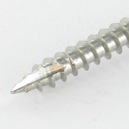 1 x Vite Per Legno Testa Cilindrica Acciaio Inox A2 10X300 Filettata Su 105 T40 Diametro Della Testa: 25