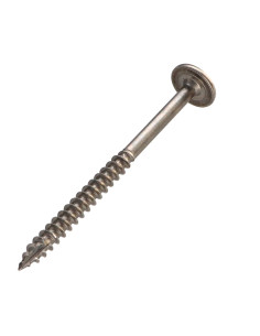 Vite Per Legno Testa Cilindrica Acciaio Inox A2 4X80... 2