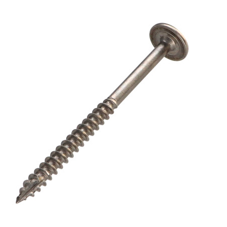 1 x Vite Per Legno Testa Cilindrica Acciaio Inox A2 4X80 Filettata Su 48 T20 Diametro Della Testa: 12