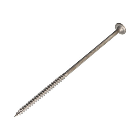 1 x Vite Per Legno Testa Cilindrica Acciaio Inox A2 4X55 Filettata Su 36 T20 Diametro Della Testa: 12