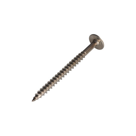 1 x Vite Per Legno Testa Cilindrica Acciaio Inox A2 8X100 Filettata Su 80 T40 Diametro Della Testa: 20