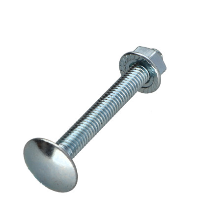 1 x Scatola di 50 T.CAR 6X50 + 50 Dado Dentellato Zincate