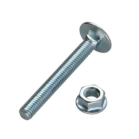 1 x Scatola di 50 T.CAR 6X50 + 50 Dado Dentellato Zincate