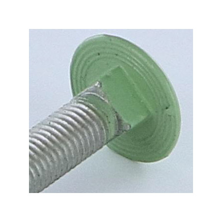 1 x Testa Poelier Con Colletto Quadrato M7X45 Passo 100 Alluminio Discussione completa Ral6021 Verde Pallido 30%B