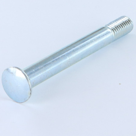 1 x Testa Poelier Con Colletto Quadrato M10X89 Filettata Su 21 Quadrato 10X10X2,5 Zincate