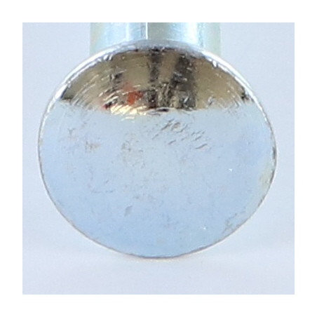 1 x Testa Poelier Con Colletto Quadrato M10X89 Filettata Su 21 Quadrato 10X10X2,5 Zincate