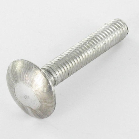1 x Testa Poelier Con Colletto Quadrato M6X45 Discussione completa Zincate