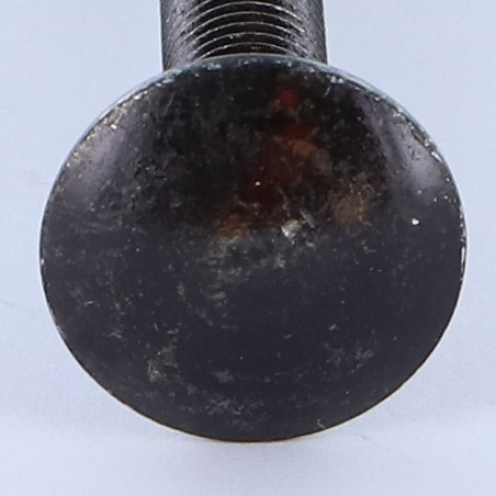 1 x Testa Poelier Con Colletto Quadrato M7X60 Passo 100 Discussione completa Acciaio Zincato Nero