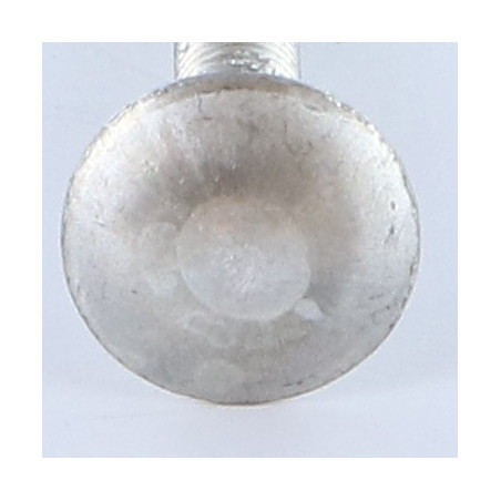 1 x Testa Poelier Con Colletto Quadrato M6X45 Discussione completa Alluminio