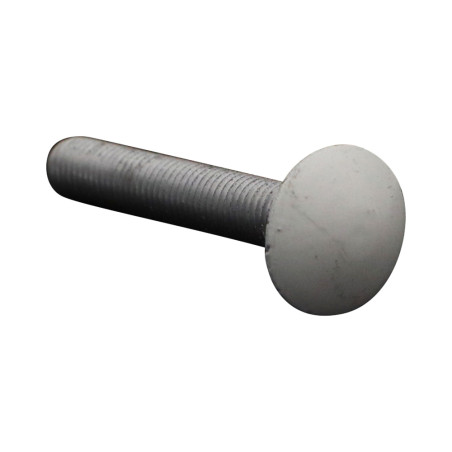 1 x Testa Poelier Con Colletto Quadrato M7X45 Passo 100 Alluminio Discussione completa Ral9010 Bianco Puro 30%B