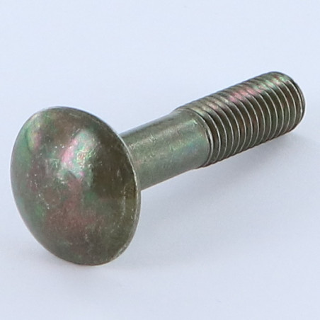 1 x Testa Poelier Con Colletto Quadrato M8X40 Discussione completa acciaio di bronzo