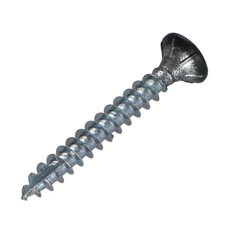 1 x Viti per legno TEKOR Testa Forata Dentellato 5X40 T25 cut Chiodo Anti-Spacco 17 SABBIA Ral7016 Grigio Antracite