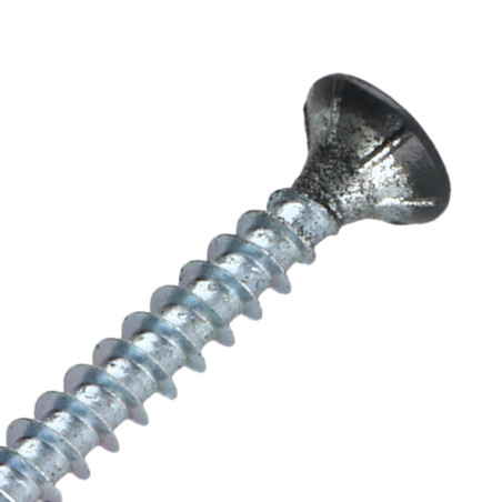 1 x Viti per legno TEKOR Testa Forata Dentellato 5X40 T25 cut Chiodo Anti-Spacco 17 SABBIA Ral7016 Grigio Antracite