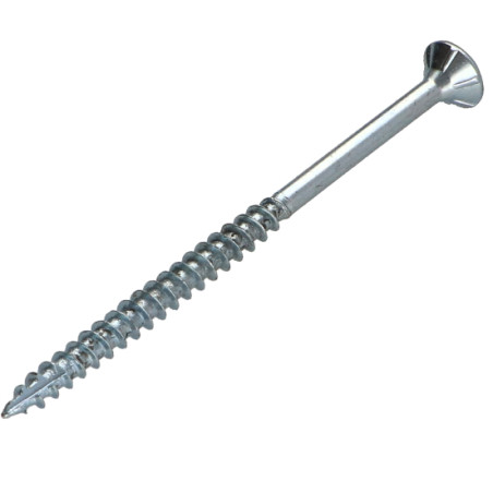 1 x Viti per legno TEKOR Testa Forata Dentellato 6X70 Filettata Su 42 T30 Zincate cut Chiodo Anti-Spacco 17