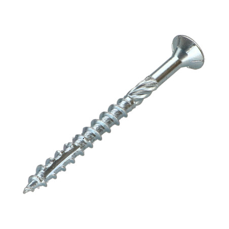 1 x Vite per telaio TEKOR Testa Forata Dentellato T30 6X60 Filettata Su 40 cut Chiodo Anti-Spacco 17 Zincate
