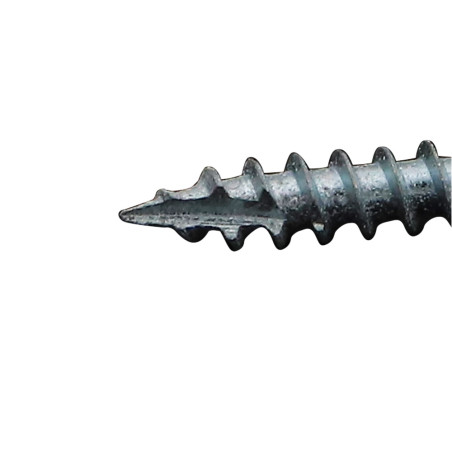 1 x Viti per legno TEKOR Testa Forata Dentellato 5X40 T25 cut Chiodo Anti-Spacco 17 SABBIA Ral9016 Bianco Traffico