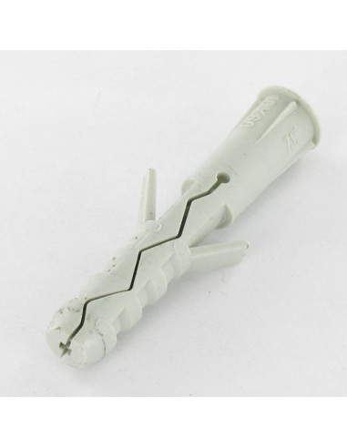 1 x Tassello Nylon Con Flangia 8X40 Grigia