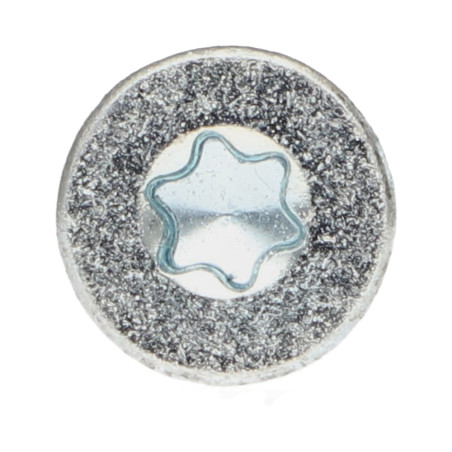 1 x Vite per telaio TEKOR Testa Forata Dentellato T25 5X100 Filettata Su 50 cut Chiodo Anti-Spacco 17 Zincate