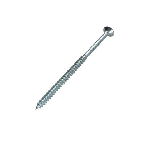 1 x Vite Per Legno E Truciolato Testa Forata Pozi PZ6 6X120 Filettatura Parziale Zincate