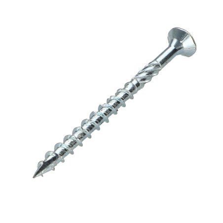 1 x Vite per telaio TEKOR Testa Forata Dentellato T25 5X90 Filettata Su 47 cut Chiodo Anti-Spacco 17 Zincate