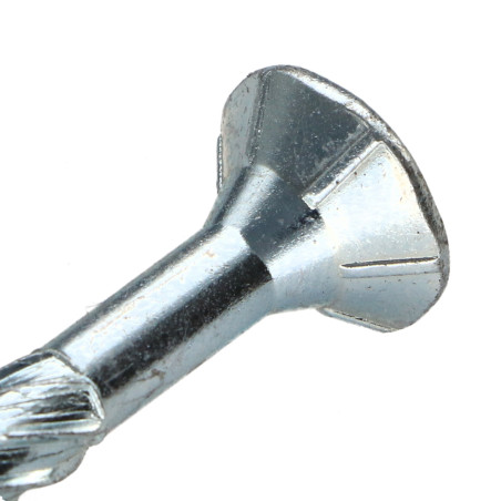1 x Vite per telaio TEKOR Testa Forata Dentellato T25 5X90 Filettata Su 47 cut Chiodo Anti-Spacco 17 Zincate