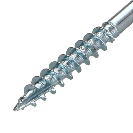 1 x Viti per legno TEKOR Testa Forata Dentellato 4,5X50 Filettata Su 30 T25 Zincate cut Chiodo Anti-Spacco 17