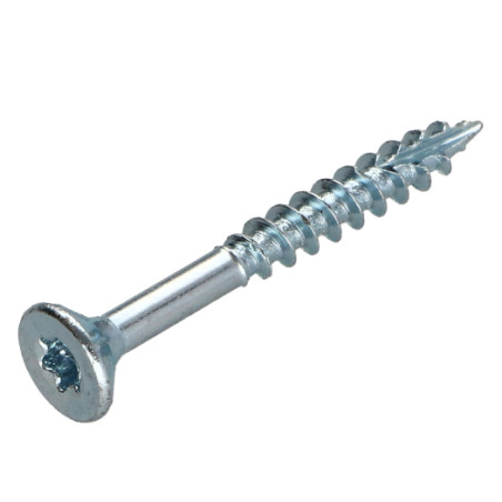 1 x Viti per legno TEKOR Testa Forata Dentellato 3,5X35 Filettata Su 21 T15 Zincate cut Chiodo Anti-Spacco 17