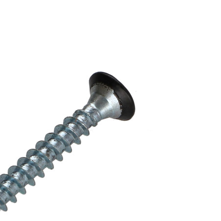 1 x Vite Per Legno E Truciolato Testa Forata Pozi PZ5 4,5X35 Discussione completa Zincate Ral9004 Nero Segnale 30% BRI