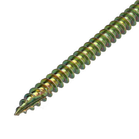 1 x Viti per legno TEKOR Testa Forata Dentellato 6X140 Filettata Su 70 T30 ZBCR3+ cut Chiodo Anti-Spacco 17