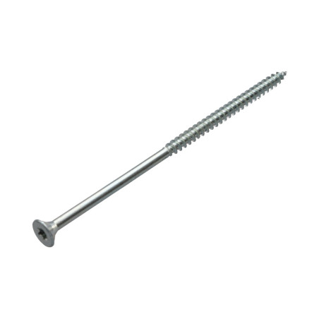 1 x Vite Per Legno E Truciolato Testa Forata T30 6X130 Filettata Su 70 Zincate