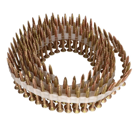 160 x Venduto In Rotoli 160 Viti per legno TEKOR Testa Forata Dentellato 4X40 Filettata Su 22 T20 ZBCR3+