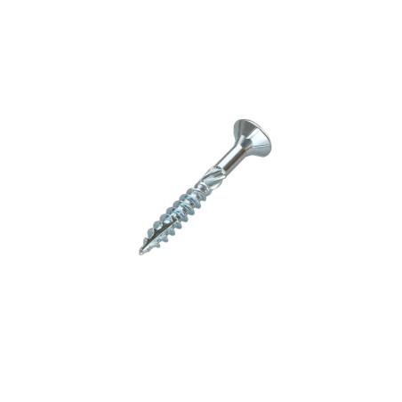 1 x Vite per telaio TEKOR Testa Forata Dentellato T25 5X40 Filettata Su 22 cut Chiodo Anti-Spacco 17 Zincate