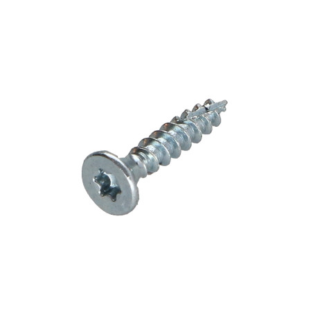 1 x Viti per legno TEKOR Testa Forata Dentellato 5X20 T20 Zincate Discussione completa cut Chiodo Anti-Spacco 17