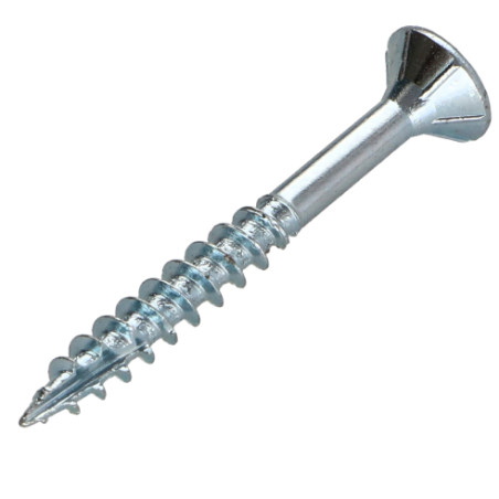 1 x Viti per legno TEKOR Testa Forata Dentellato 4X50 Filettata Su 30 T20 Zincate cut Chiodo Anti-Spacco 17