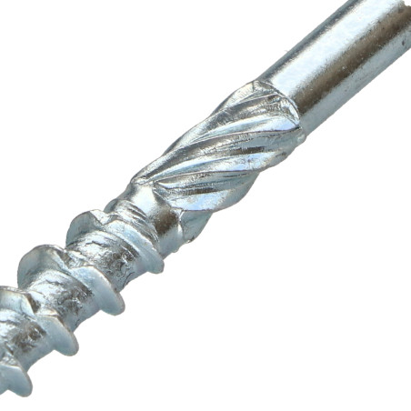 1 x Vite per telaio TEKOR Testa Forata Dentellato T40 8X200 Filettata Su 80 cut Chiodo Anti-Spacco 17 Zincate