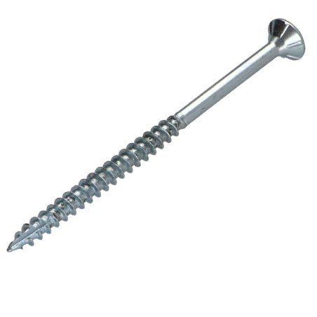 1 x Viti per legno TEKOR Testa Forata Dentellato 3,5X60 Filettata Su 36 T15 Zincate cut Chiodo Anti-Spacco 17