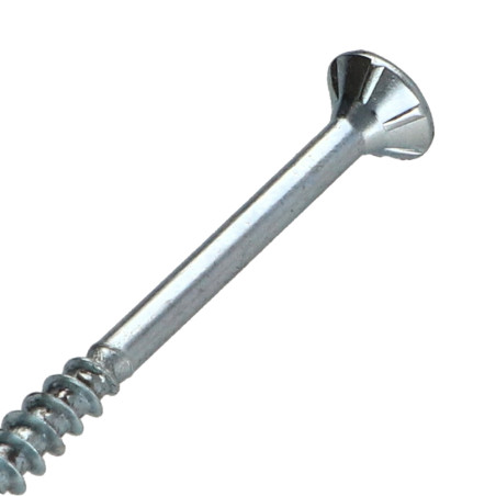 1 x Viti per legno TEKOR Testa Forata Dentellato 4X60 Filettata Su 36 T20 Zincate cut Chiodo Anti-Spacco 17