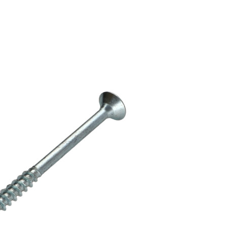 1 x Vite Per Legno E Truciolato Testa Forata Pozi PZ6 6X130 Filettatura Parziale Zincate