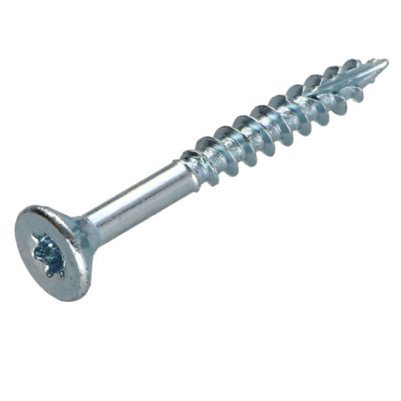 1 x Viti per legno TEKOR Testa Forata Dentellato 4X35 Filettata Su 21 T20 Zincate cut Chiodo Anti-Spacco 17