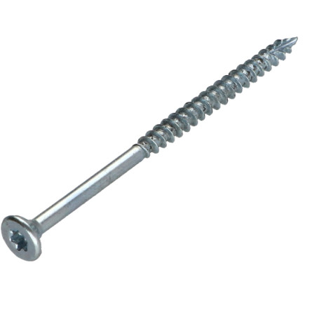 1 x Viti per legno TEKOR Testa Forata Dentellato 4X70 Filettata Su 42 T20 Zincate cut Chiodo Anti-Spacco 17