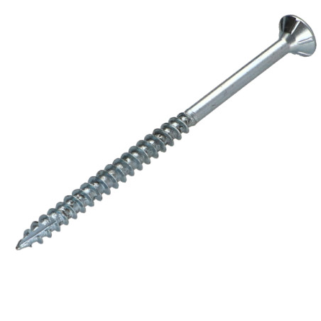1 x Viti per legno TEKOR Testa Forata Dentellato 4X70 Filettata Su 42 T20 Zincate cut Chiodo Anti-Spacco 17