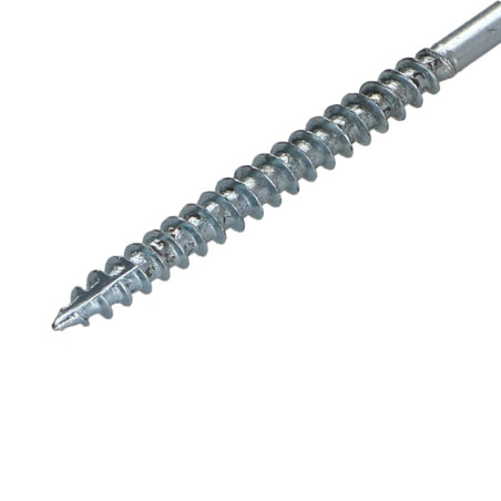 1 x Viti per legno TEKOR Testa Forata Dentellato 4X70 Filettata Su 42 T20 Zincate cut Chiodo Anti-Spacco 17