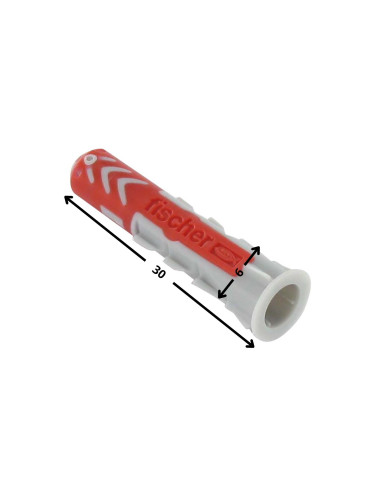 1 x Tassello Nylon DUOPOWER Fischer 6X30 Senza...